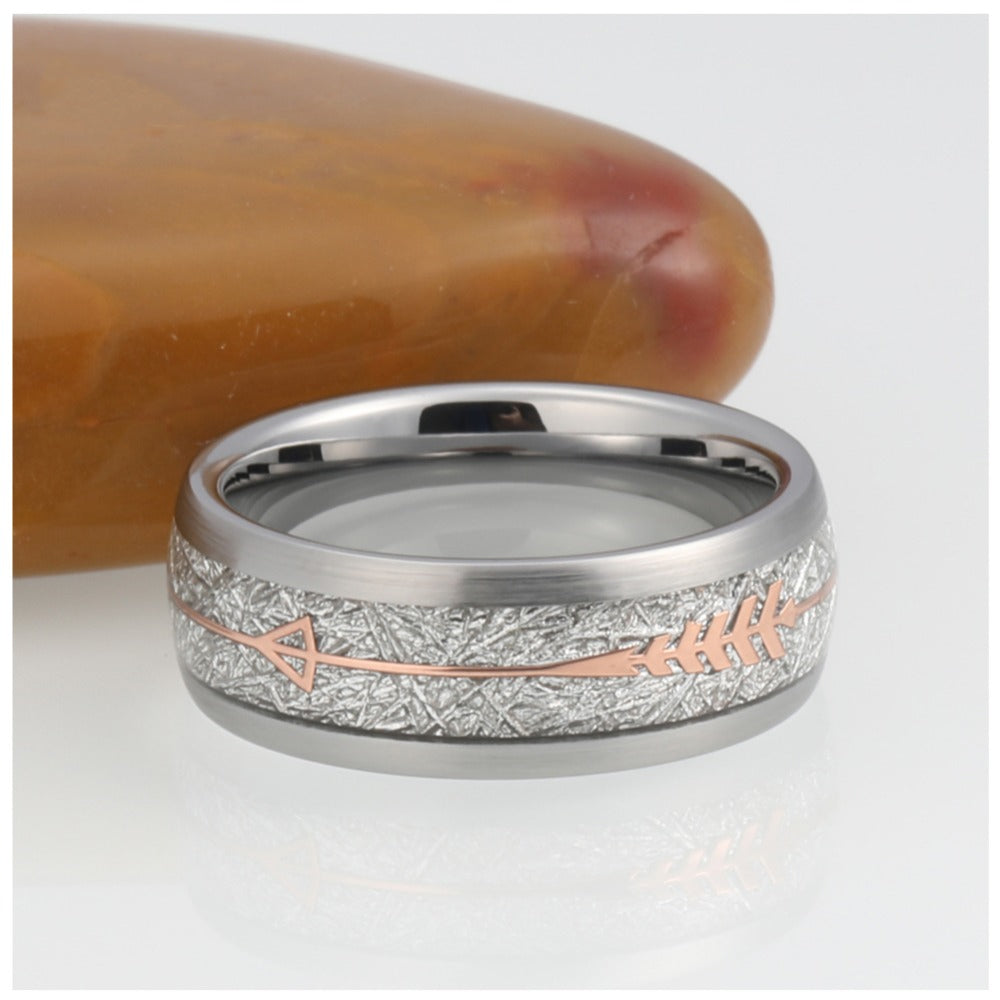 Meteorite Arrow Ring