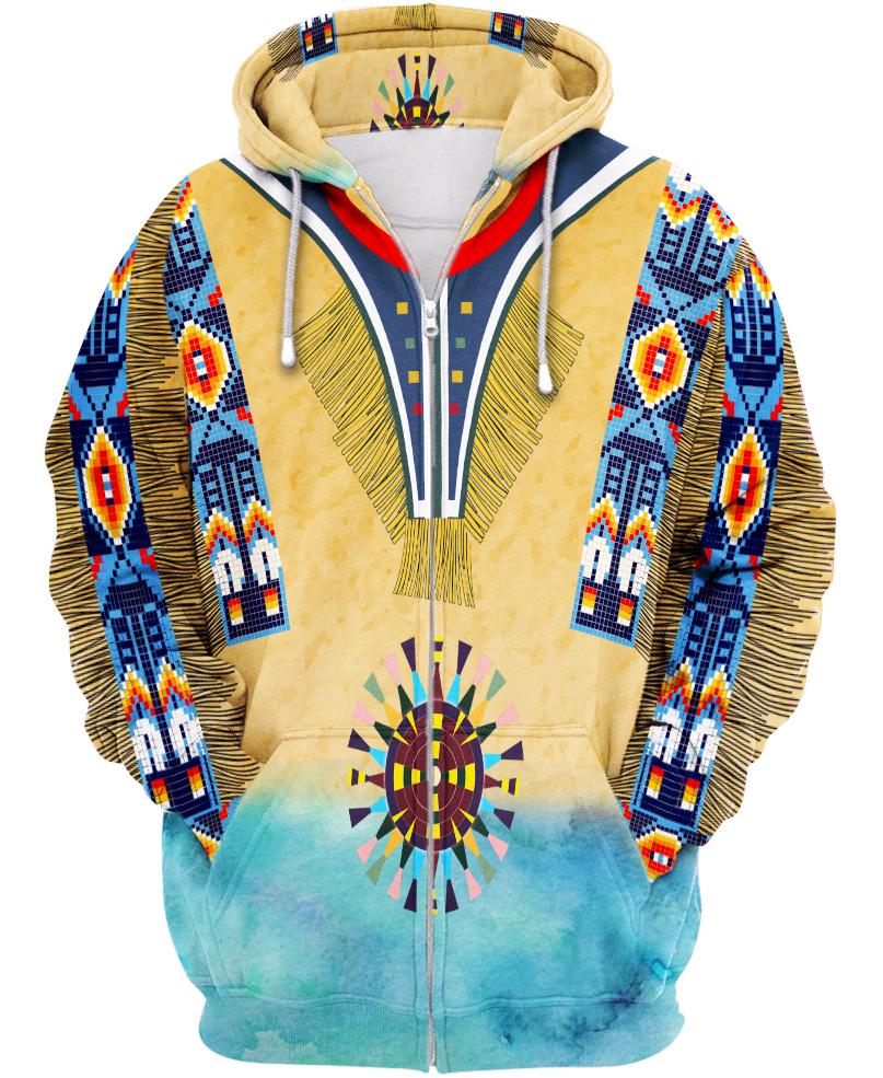 Native American Bright Connecting Pattern