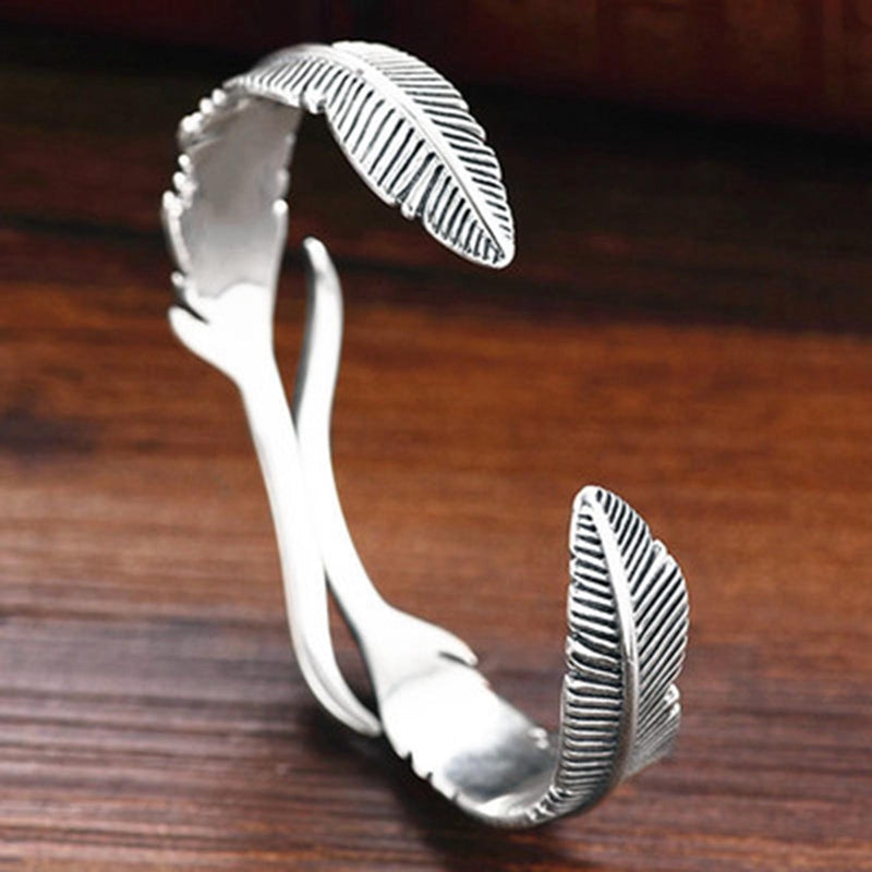 Adjustable Native Feather Bracelet