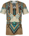 Native American Brown Blue