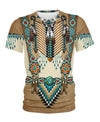 Native American Brown Blue