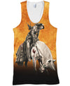 Warrior On The White Horse  Native American