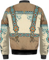 Native American Brown Blue