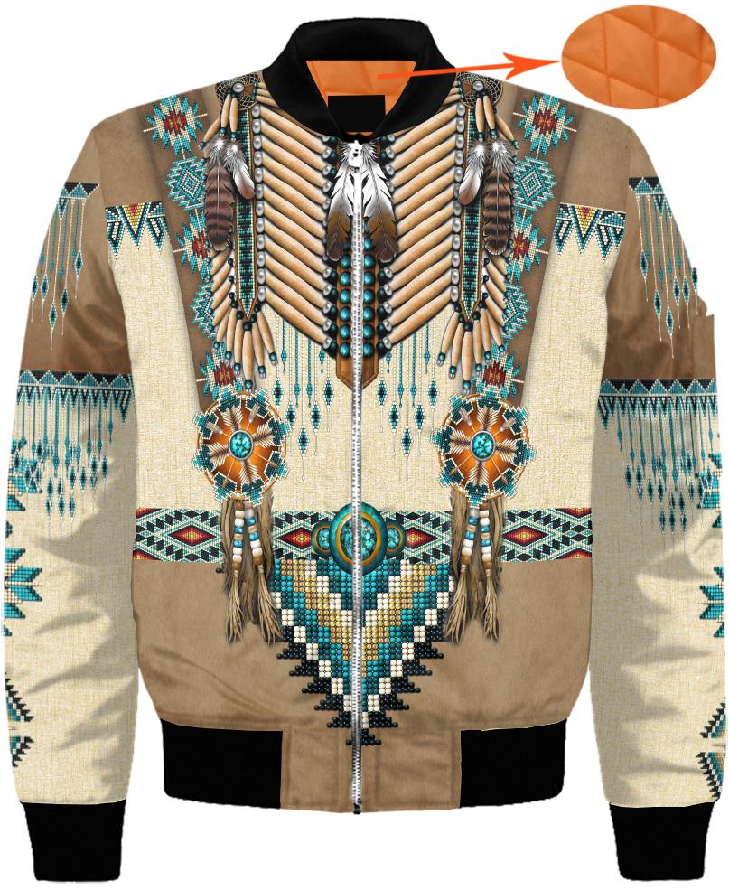 Native American Brown Blue