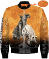 Warrior On The White Horse  Native American