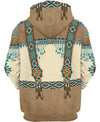 Native American Brown Blue