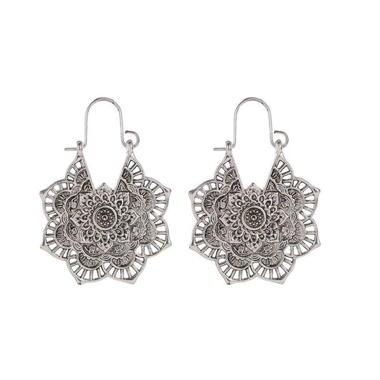 Tribal Flower Earring