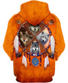 Native American Four Wolfs