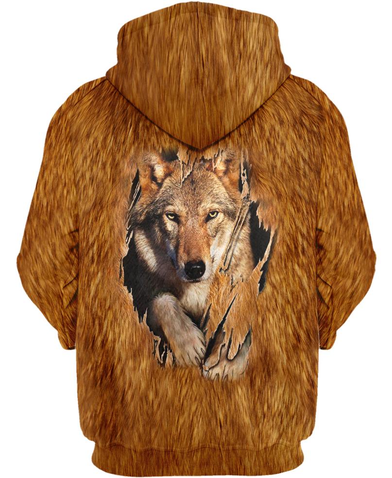 Native American Brown Wolf