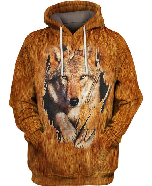 Native American Brown Wolf