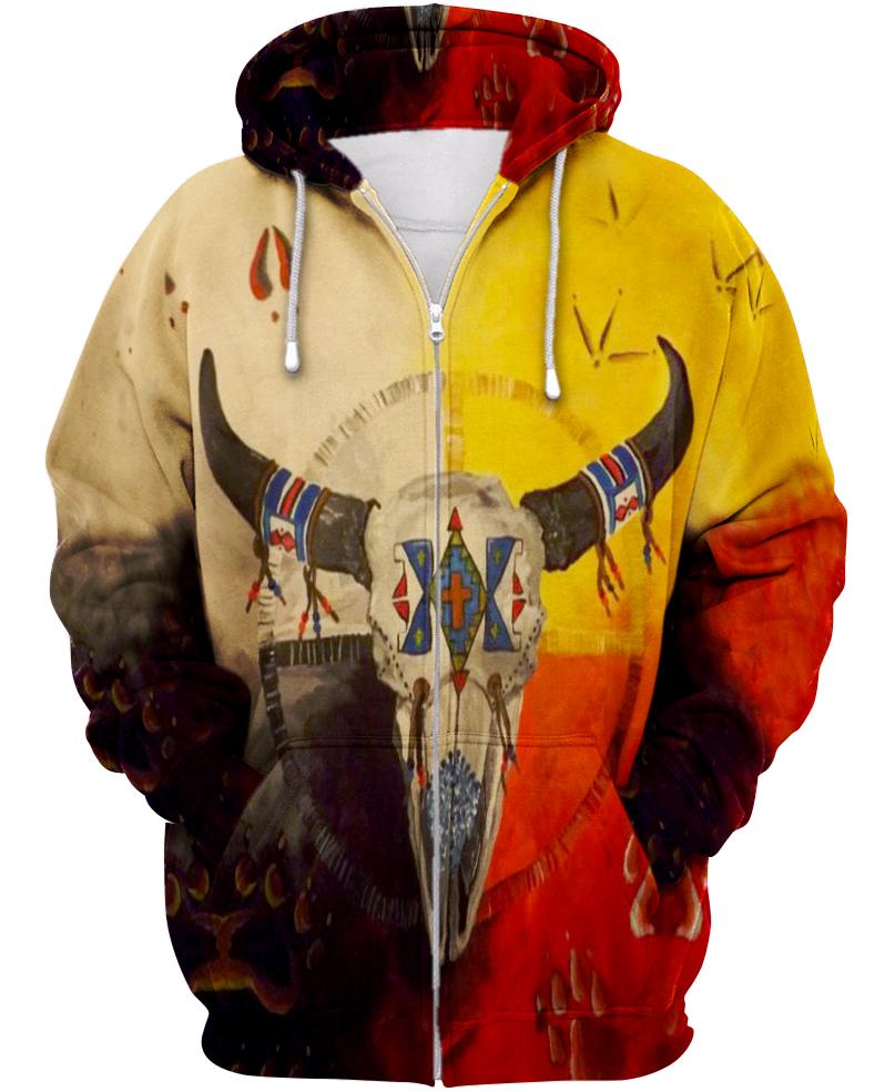 Native American Buffalo Multi-Color