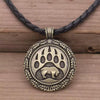 Tribal Bear &amp; Bear Print Necklace