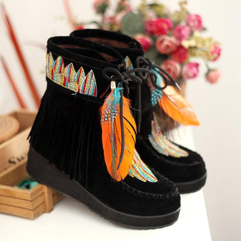 native american style boots