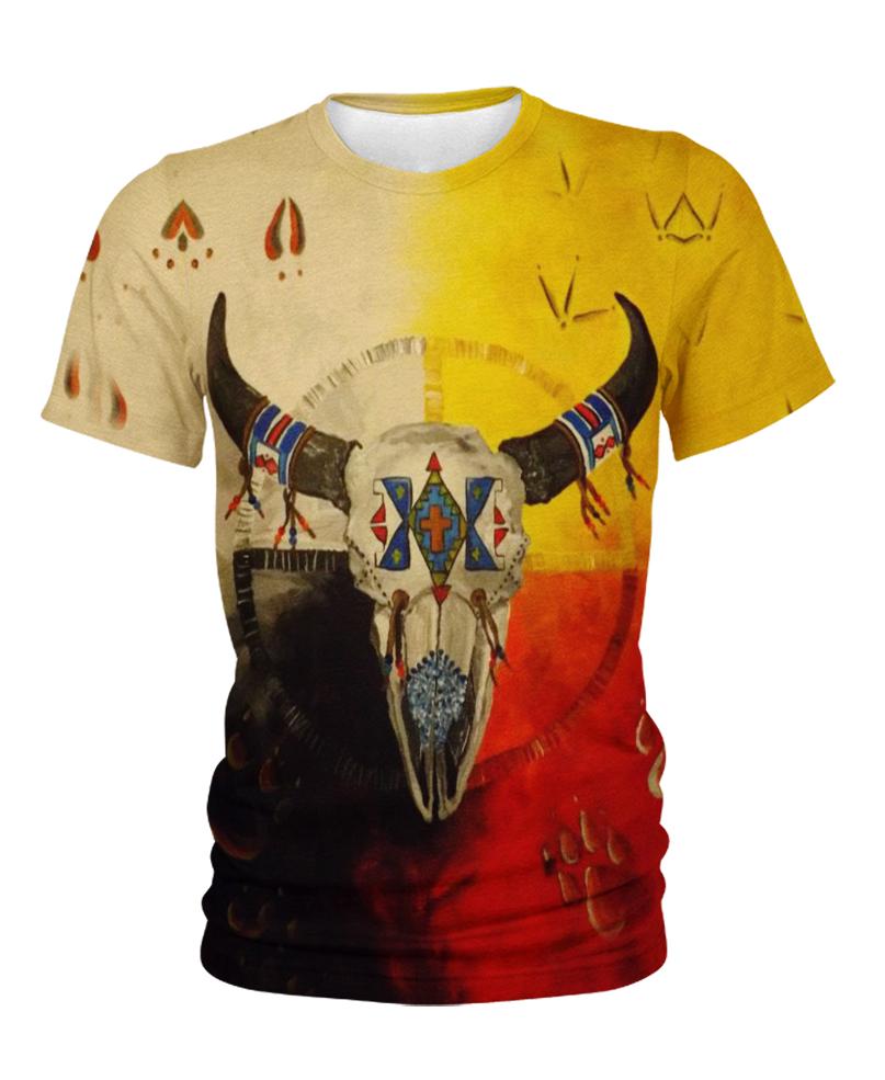 Native American Buffalo Multi-Color