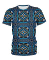 Native American Connecting Pattern Turquoise