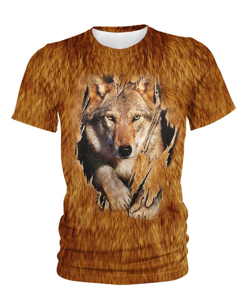 Native American Brown Wolf