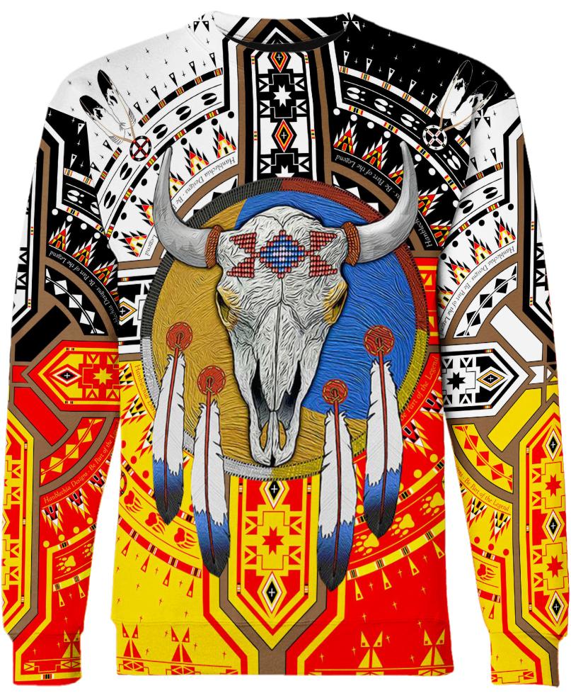 Native American Buffalo Colourful