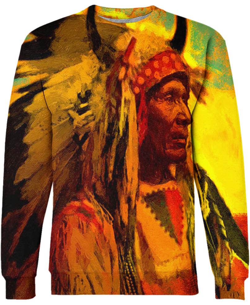 Native American Powerful Chief Motifs
