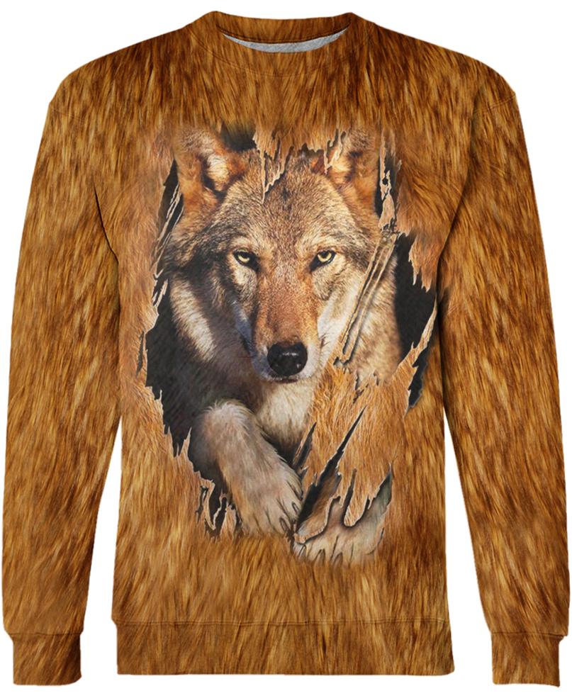 Native American Brown Wolf