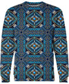 Native American Connecting Pattern Turquoise