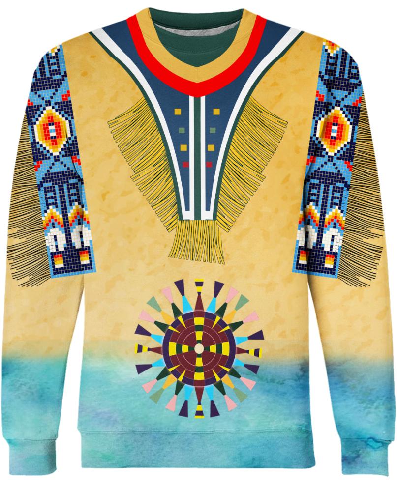 Native American Bright Connecting Pattern