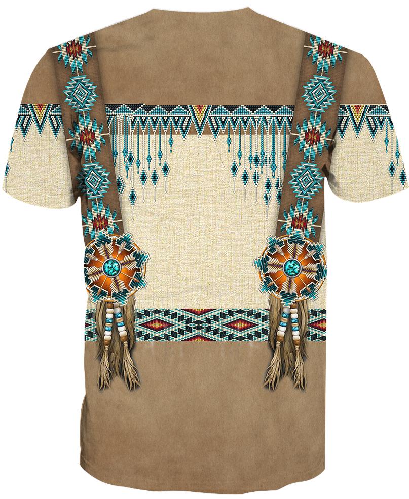 Native American Brown Blue