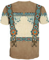 Native American Brown Blue