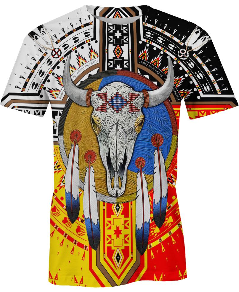 Native American Buffalo Colourful