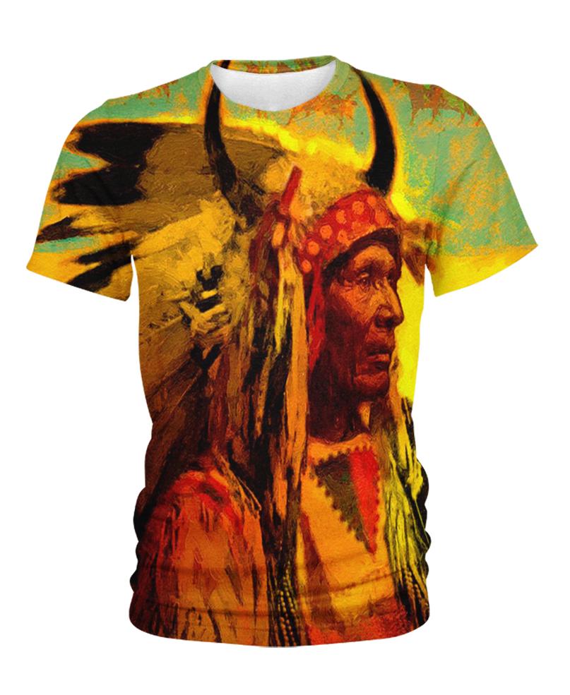 Native American Powerful Chief Motifs