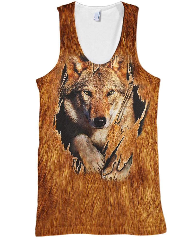 Native American Brown Wolf