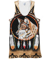 Native American Striped Wolf