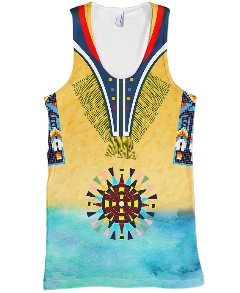Native American Bright Connecting Pattern