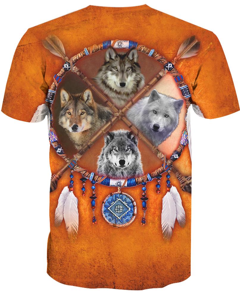 Native American Four Wolfs