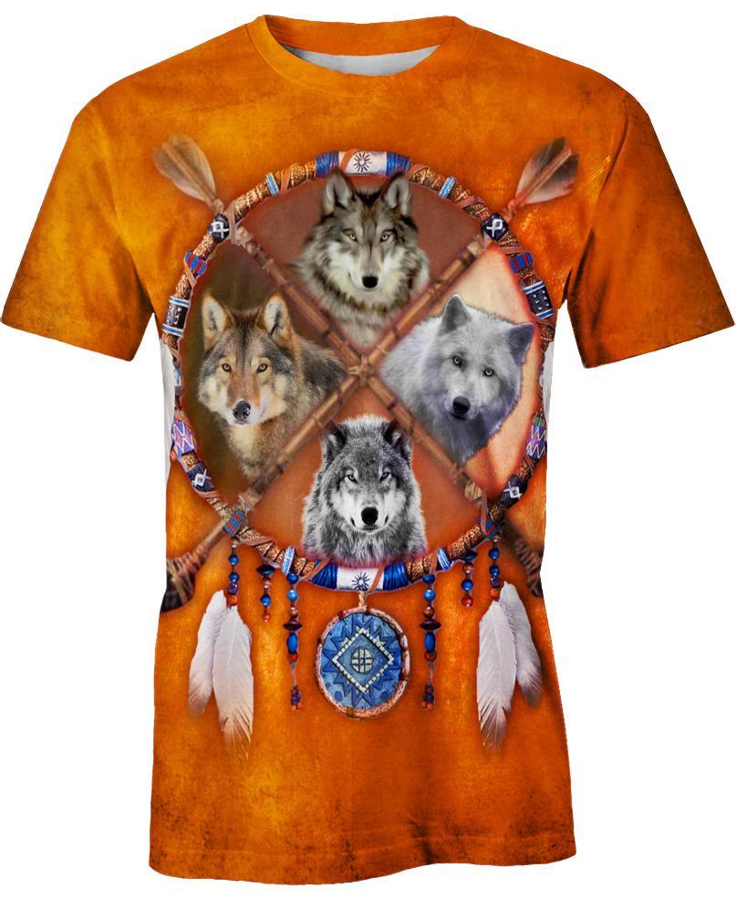 Native American Four Wolfs