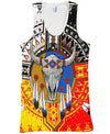 Native American Buffalo Colourful
