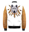 Native American White Wolf