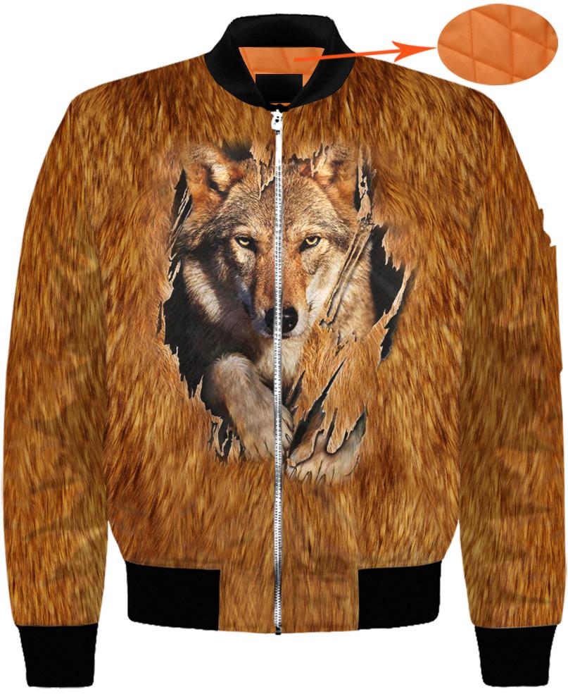 Native American Brown Wolf