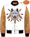 Native American White Wolf