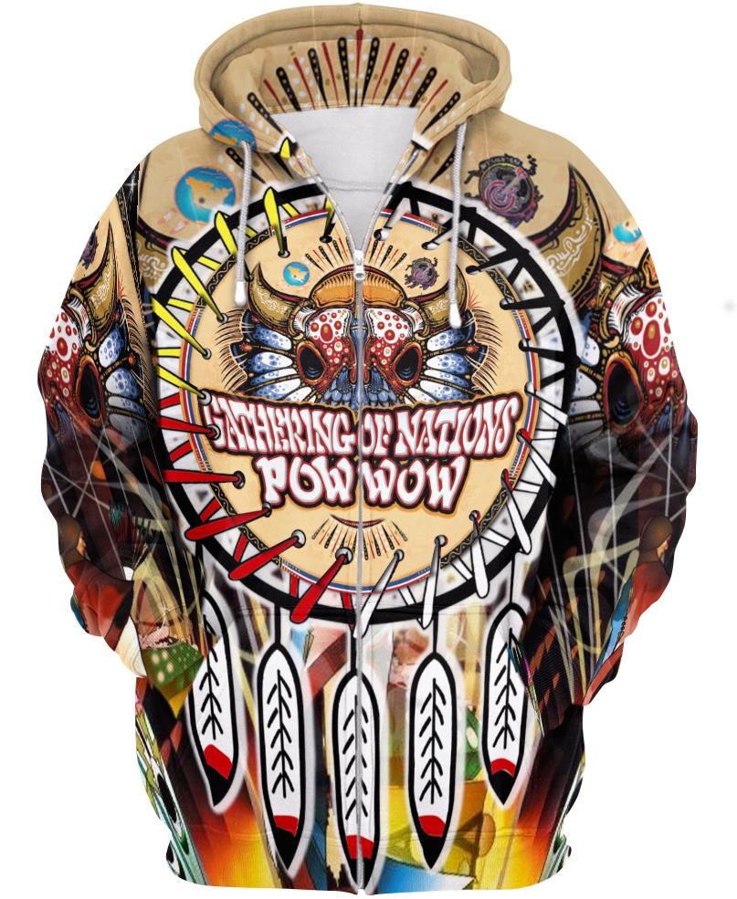 Native American Gathering Of Nations Skull