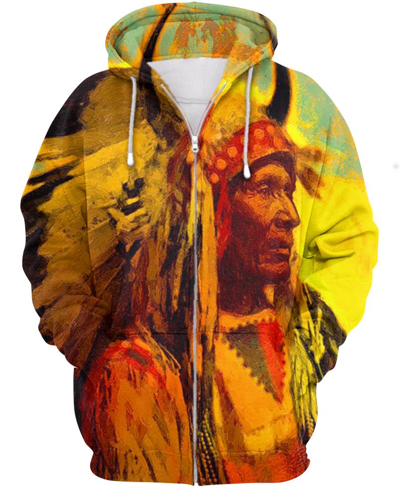Native American Powerful Chief Motifs